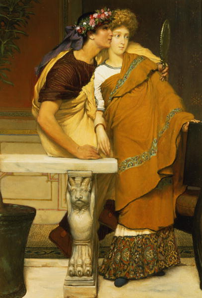 The Mirror by Lawrence Alma-Tadema